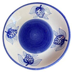 Williams Sonoma Assorted Fruits Made In Italy Salad Plate, 8 1/2" Diameter